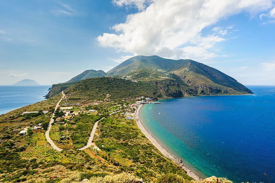 Monte fossa Vista da Capo Graziano