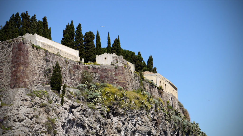 Castello di Lipari - vista dal mare