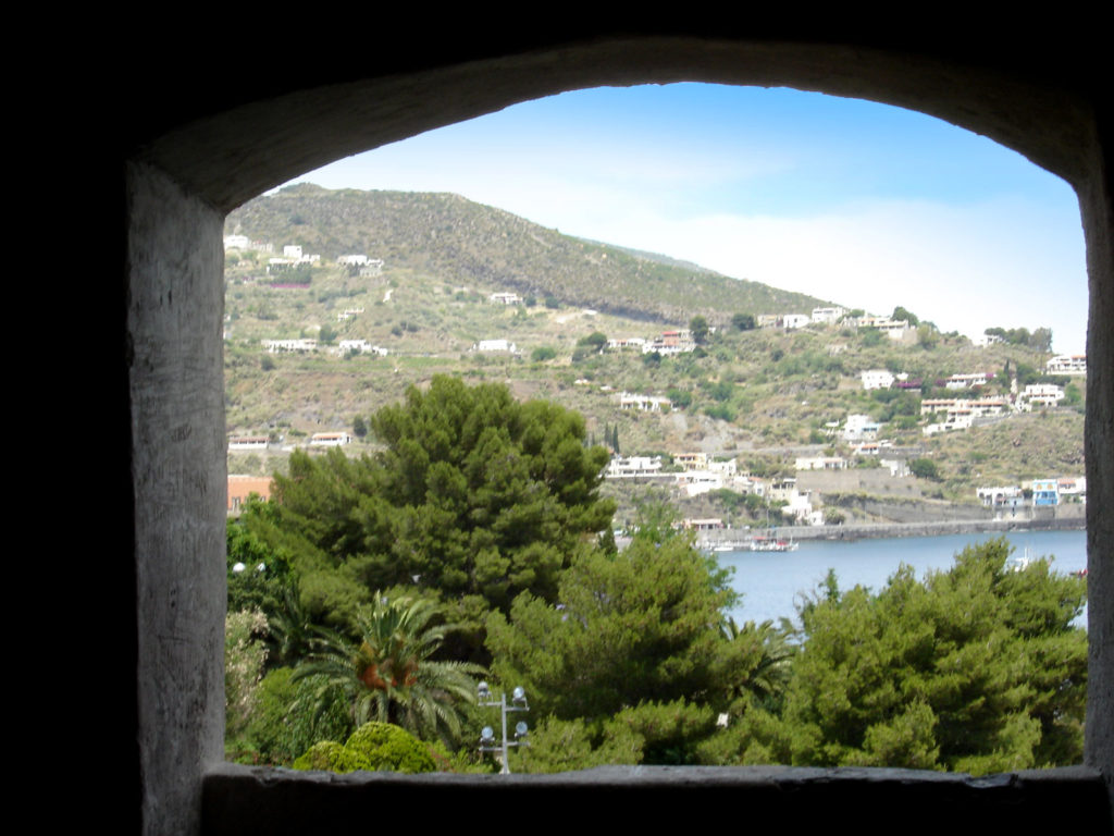 Castello di Lipari - panoramica paesaggio