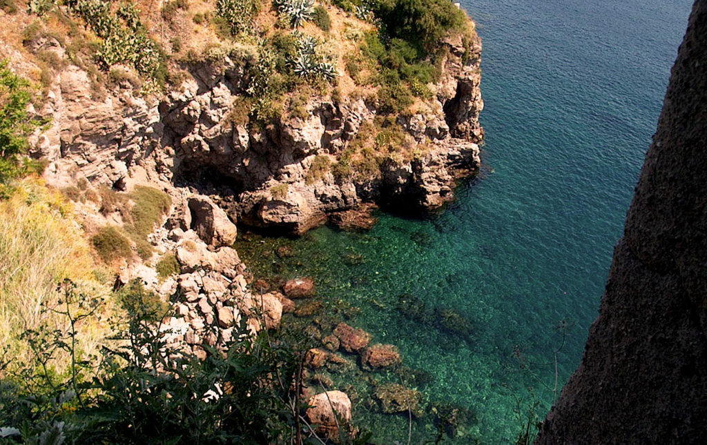 Vista mare dal castello di Lipari